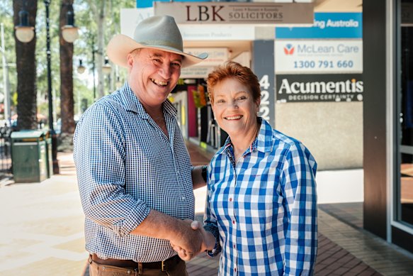 Pauline Hanson and her new BFF
