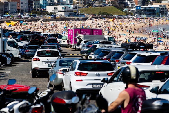 The council-owned Bondi Beach car park becomes an expensive outlay for visitors staying all day.