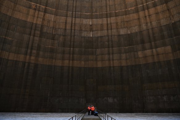 At about half a million cubic metres in size and precisely engineered, the cooling tower makes for a unique experience as an echo chamber of monstrous dimensions.