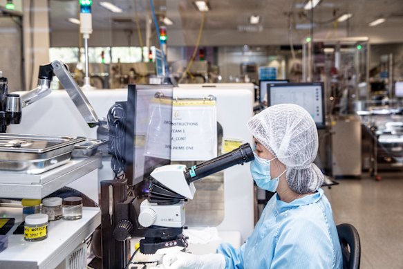 Cochlear’s manufacturing laboratory.