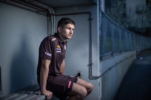 Sam Butler suffered a stomach-churning leg injury.