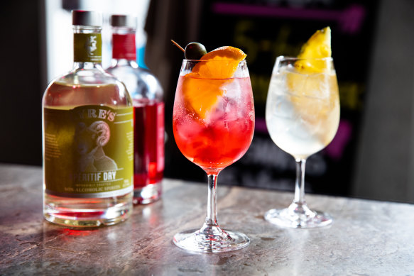 Non-alcoholic booze – including spirits, beer and wine – are becoming increasingly popular.