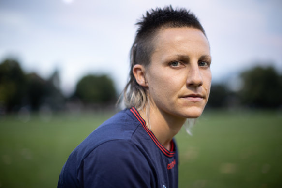 Karen Paxman at Melbourne training this week.