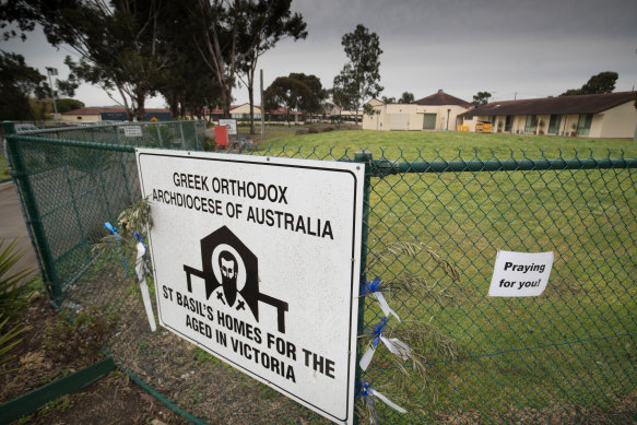 St Basil's care home in Melbourne was at the centre of a major outbreak.