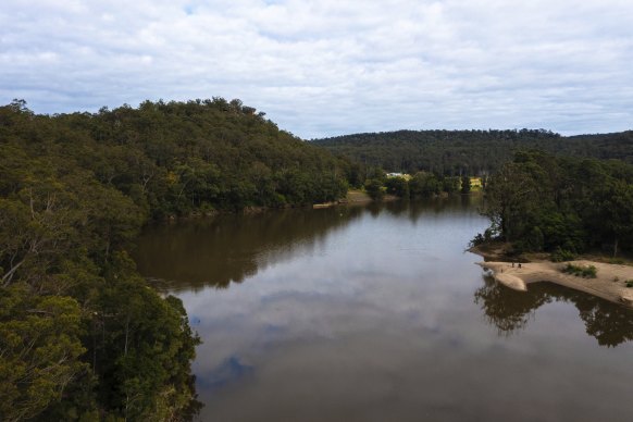 The location on the Shoalhaven River where Arthur Boyd painted his landscapes.