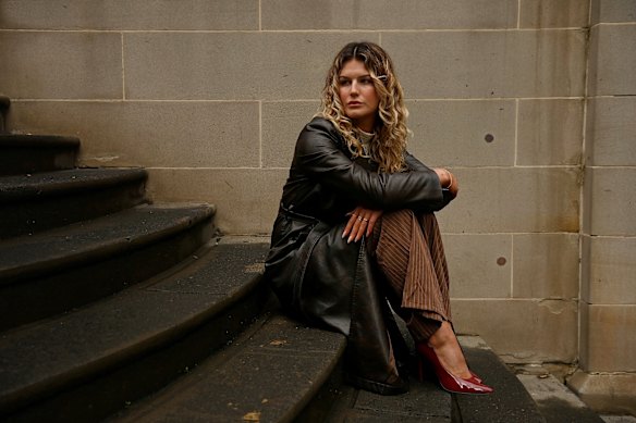 Anastasia Treharne, pictured outside court after her attacker’s sentencing, feels let down by the justice system.