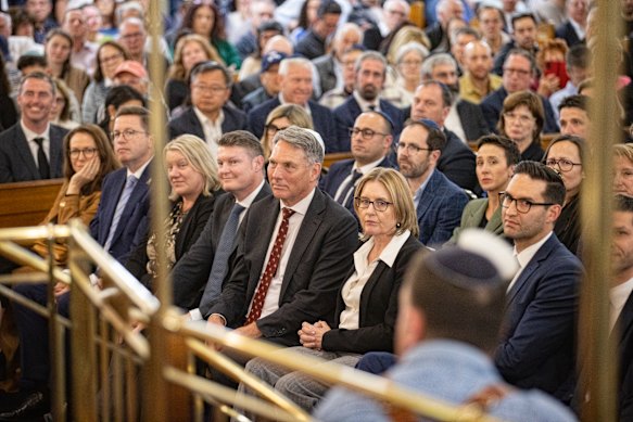 Premier Jacinta Allan and other MPs at the Hanukkah Festival at the Caulfield Shule.