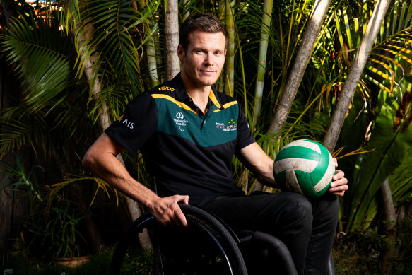 Two-time Paralympian Andrew Edmondson.