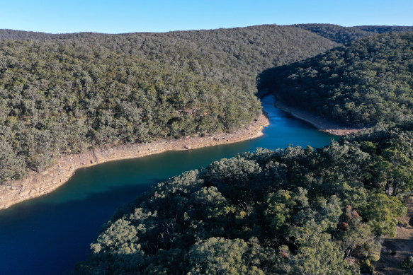 Avon Dam in the Woronora catchment area to Sydney’s south is one of the areas that mines currently pull water from.