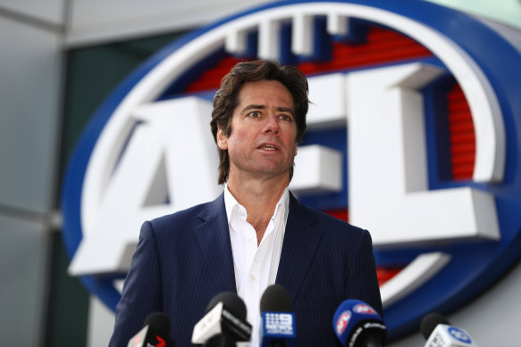 AFL chief Gillon McLachlan.