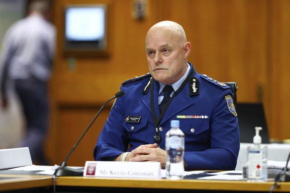 Corrective Services Commissioner Kevin Corcoran is on leave.