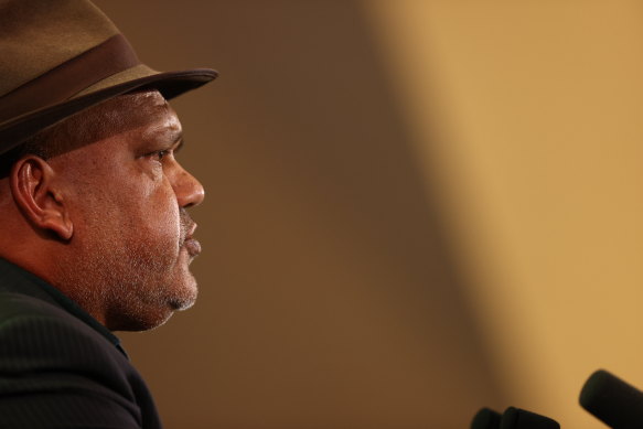 Noel Pearson has taken aim at the Nationals over their stance on the Indigenous Voice to parliament.
