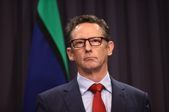 Stephen Jones says superannuation funds continue to fall short of “where we need to go”.