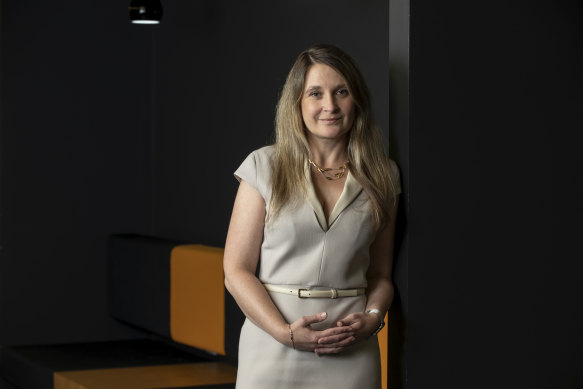 Optus chief executive Kelly Bayer Rosmarin said on Monday it was “not for her to comment on policy matters” when questioned about whether fines should be increased for future breaches.
