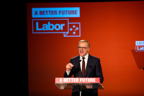 Federal Labor leader Anthony Albanese launched the party’s unofficial election campaign on Sunday, promising “a better future”.