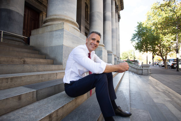 Peter Malinauskas ran a “slick” election campaign. 