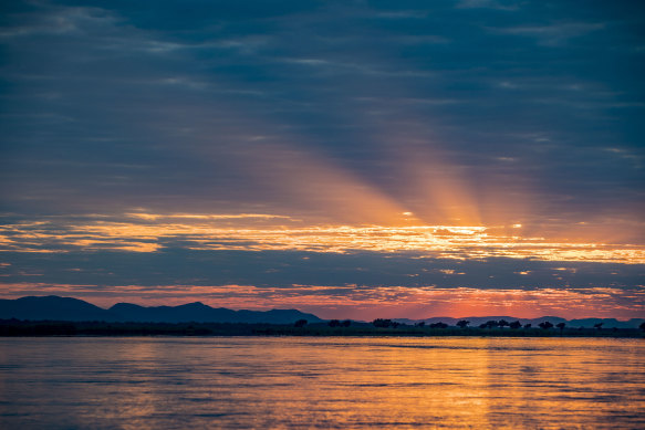Dawn on the Zambezi.