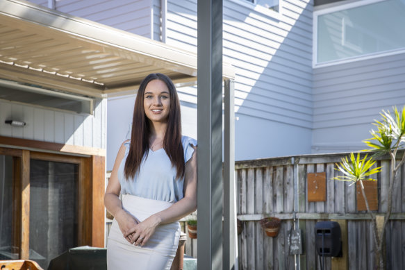 Prospective home buyer Ashley Van Deyk: “I think a 5 per cent reduction in our loan capacity, it pretty much knocks me out of one-bedroom apartments in my area.”