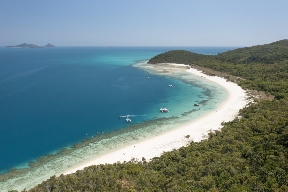 Whitehaven Beach, with its famous fine sand, is not the real highlight of Whitsunday Island.