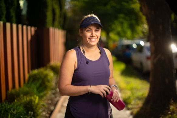 Sarah Mikolas, 36, is considering changing her running schedule.