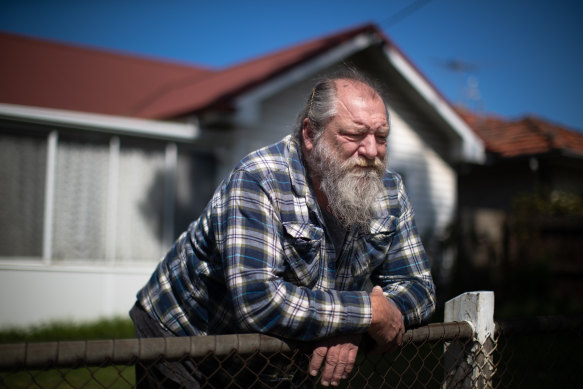 Rick Savickas was earning more than $1000 a week before the pandemic struck Victoria.