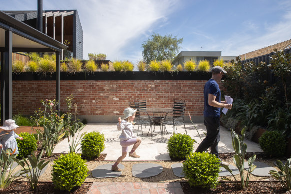 Families were interested in the home for its access to Rubie Thomson Reserve from the backyard. 