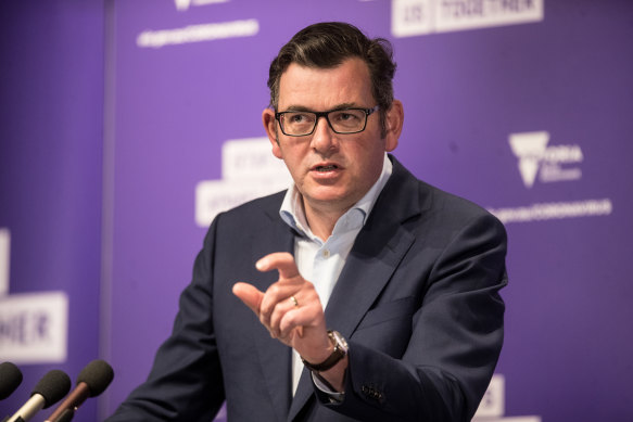 Premier Daniel Andrews urged anyone who witnessed businesses flouting the rules to contact the coronavirus hotline. 