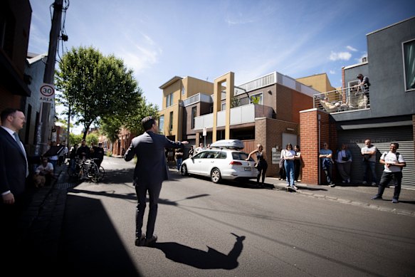 The auction clearance rate is holding above 60 per cent, but has slipped.