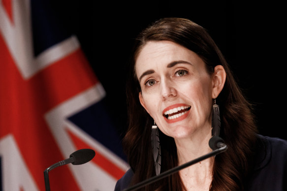 New Zealand Prime Minister Jacinda Ardern.