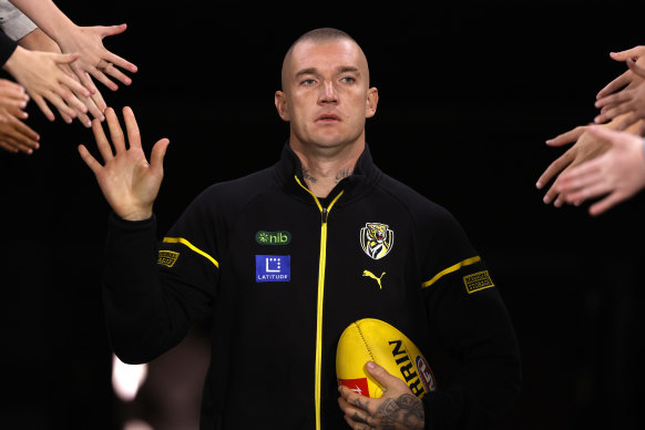 Dustin Martin is nearing the end of his storied career at the Tigers.