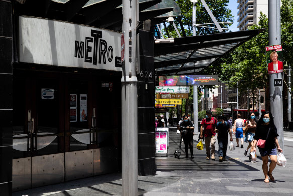 A push is on to create a special entertainment precinct around the Metro Theatre on George Street.