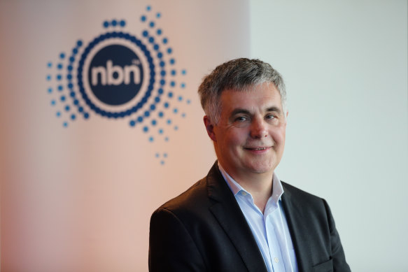 CEO Stephen Rue was among the NBN Co’s top executives to share in $78 million in bonuses last year.