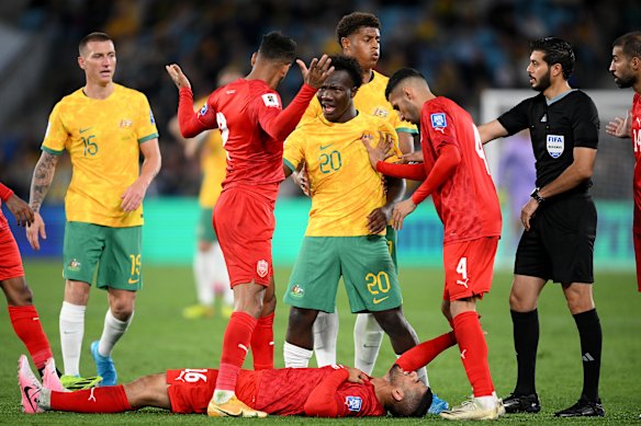 Nestory Irankunda has featured only once for the Socceroos under Tony Popovic.