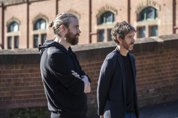 Atlassian co-CEOs Mike Cannon-Brookes and Scott Farquhar.