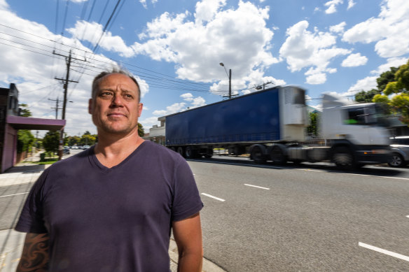 Glen Yates, who has been campaigning for better air quality in Melbourne’s west.