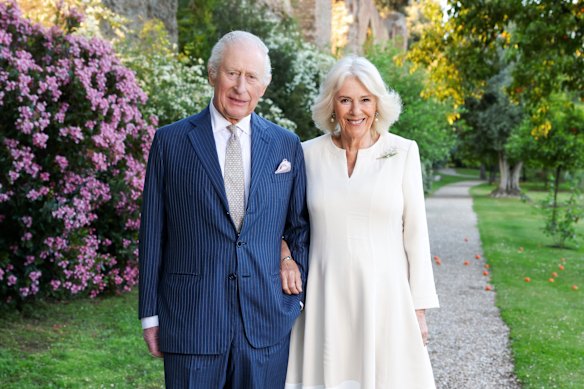 King Charles and Queen Camilla chose this photo, taken in Italy to mark their 20th wedding anniversary in April, for their 2025 Christmas card.