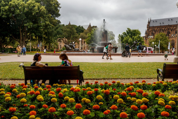 Hyde Park in Sydney could be considered a ‘third place’.