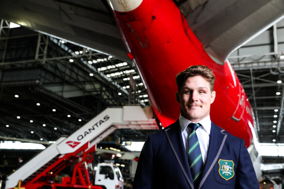 Captain Michael Hooper was phoned by Rob Horne on Tuesday evening. 