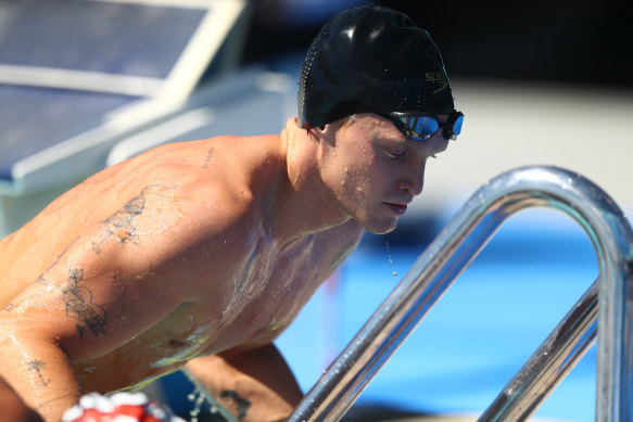 Simpson at last month’s national championships on the Gold Coast.