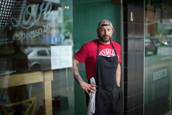 Shepparton restaurateur Philip Barca says business had slowed significantly.