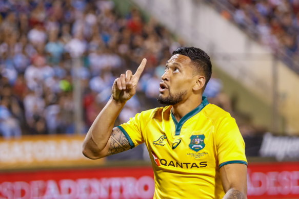 It is unlikely Israel Folau will play Super Rugby again, and almost certain he'll never add to his Wallabies caps.