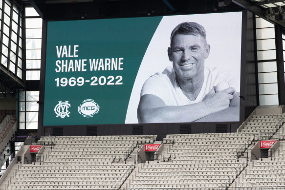 Australia’s limited-overs captain Aaron Finch has paid tribute to Shane Warne.