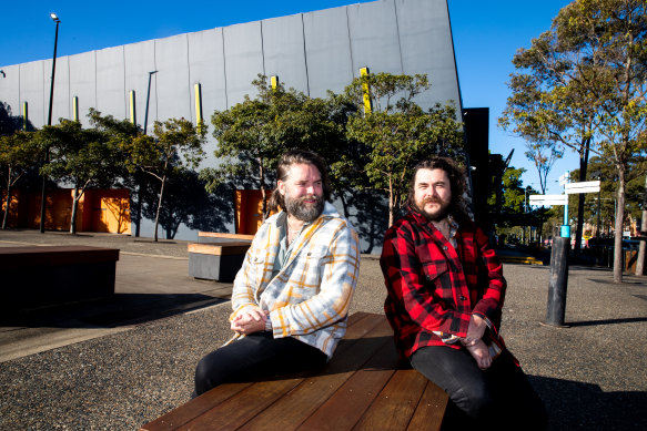 Ready to expand: Kenny Graham and Jake Smyth are ready to move into the Entertainment Quarter at Moore Park.