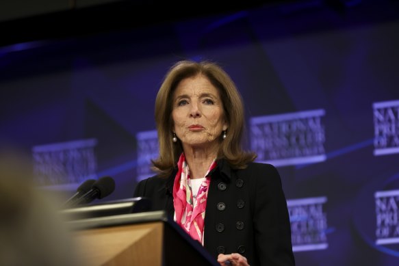Caroline Kennedy says her cousin’s views on healthcare are not shared by the rest of the political dynasty.