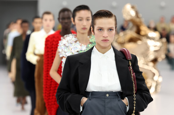 The Loewe spring 2024 ready to wear collection by Jonathan Anderson, shown at Paris Fashion Week.