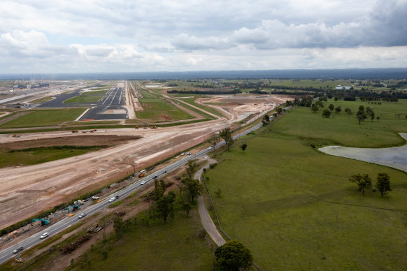 Five new bus routes will connect Western Sydney Airport to nearby areas.