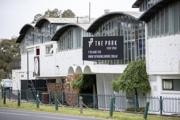 The Park venue at Albert Park.