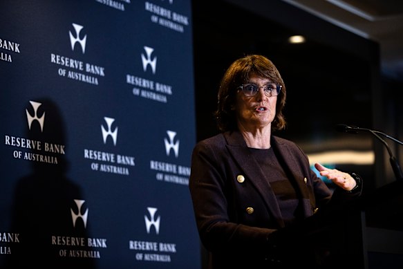 Reserve Bank of Australia governor Michele Bullock.