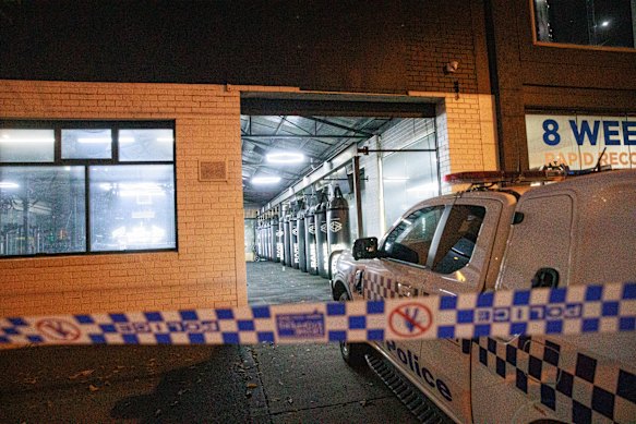 The gym was largely unaffected by the first fire that broke out on Tuesday morning.