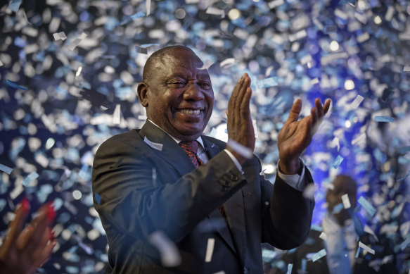 President Cyril Ramaphosa is more popular than the rest of the ruling ANC party.